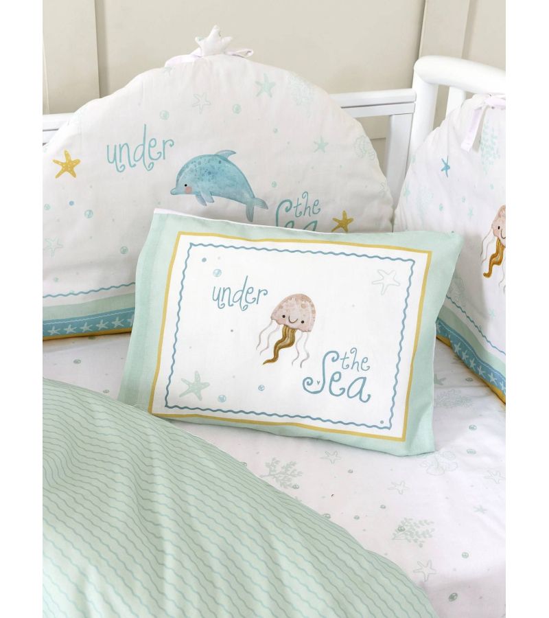 Σετ σεντόνια λίκνου 70Χ110cm ΝΙΜΑ Sea Love 34841