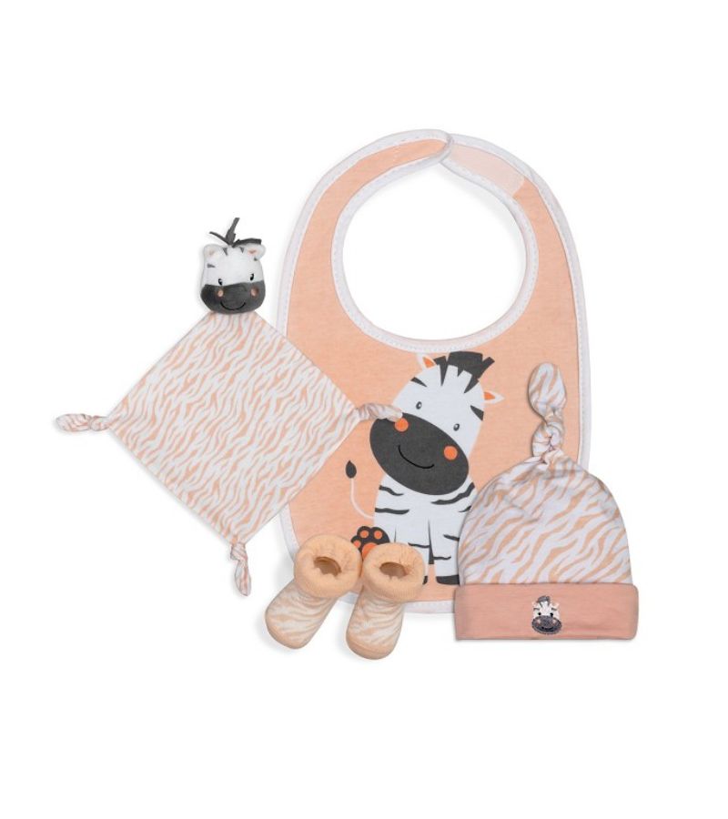Interbaby Σετ Δώρου Κοάλα 4 τμχ (0-6 μηνών) White-Pink SET55-12