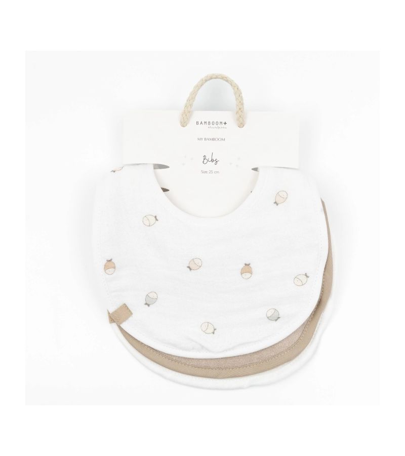 Σαλιάρα Σετ 3τμχ BAMBOOM Fishes 826-242