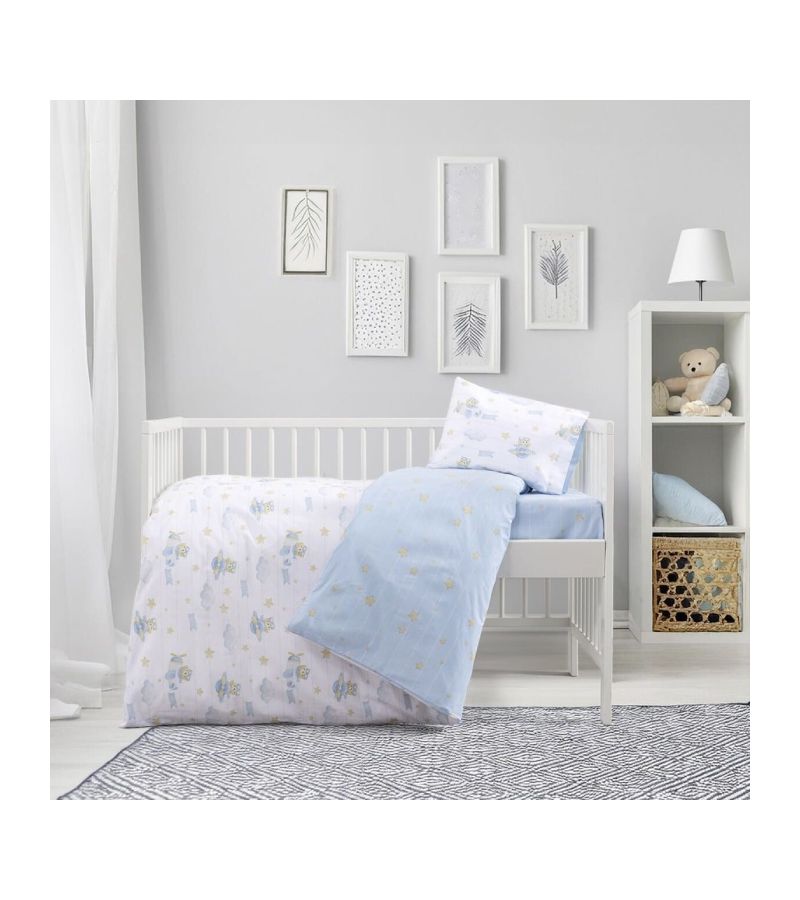 Σετ σεντόνια κούνιας με Λάστιχο 70x130+15 KOCCON Beary 34712