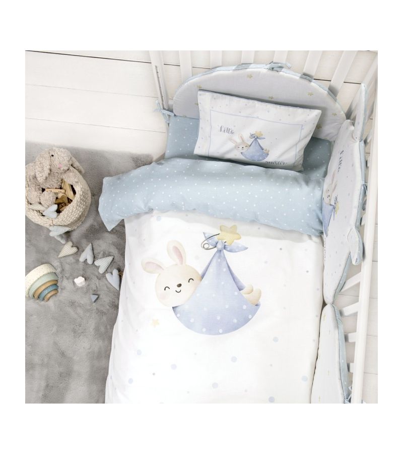 Σετ σεντόνια κούνιας με Λάστιχο 70x140 15 NIMA Little Mister 35602