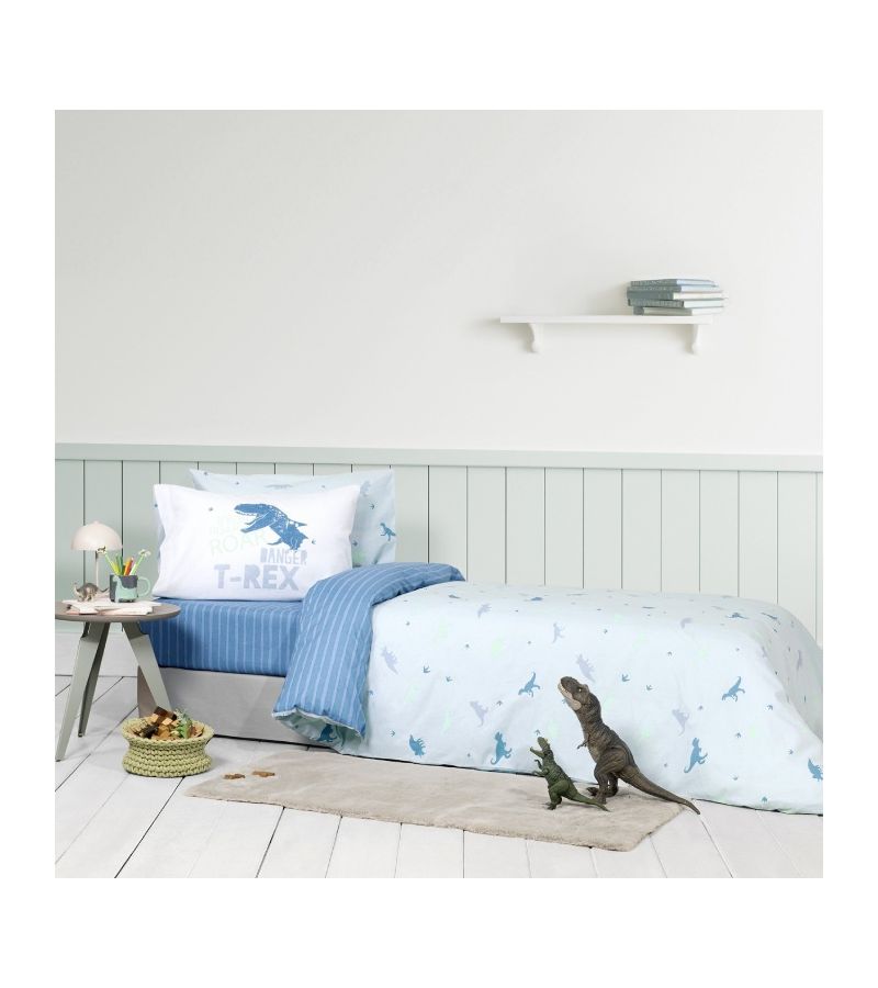 Σετ σεντόνια μονά με λάστιχο 100x200+30 ΝΙΜΑ Roar 35560