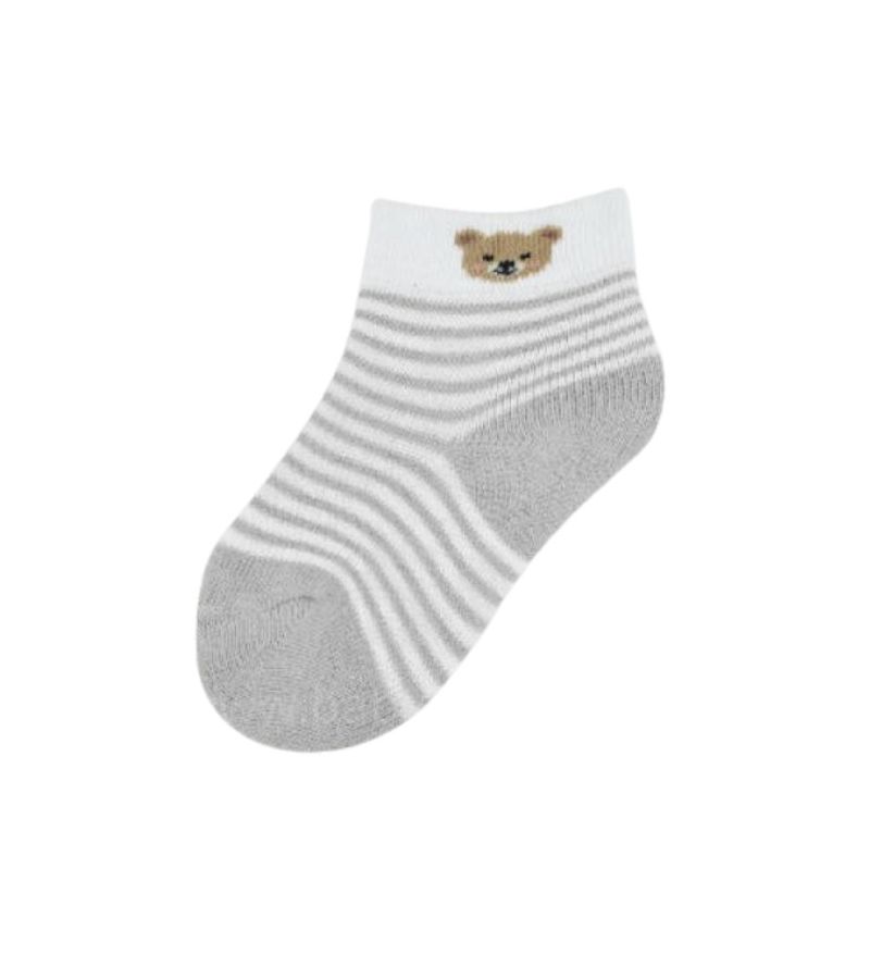 Σετ Κάλτσες Βαμβακερές NOVITI Bear Grey SF025-B-G 