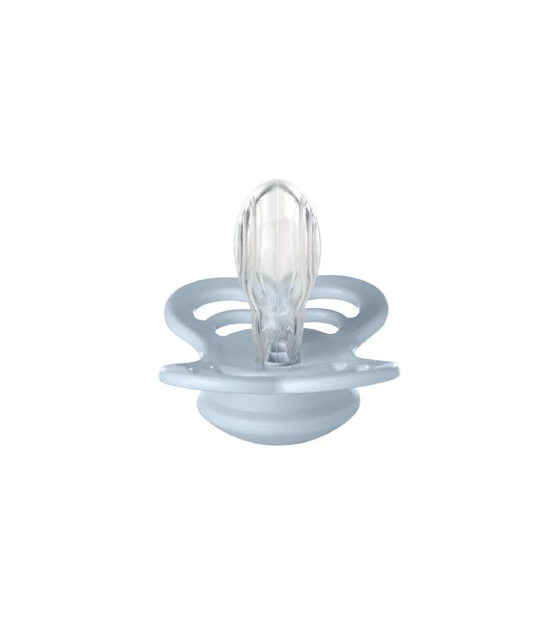 Πιπίλες BIBS Silicone Supreme Iron/Baby Blue 260338