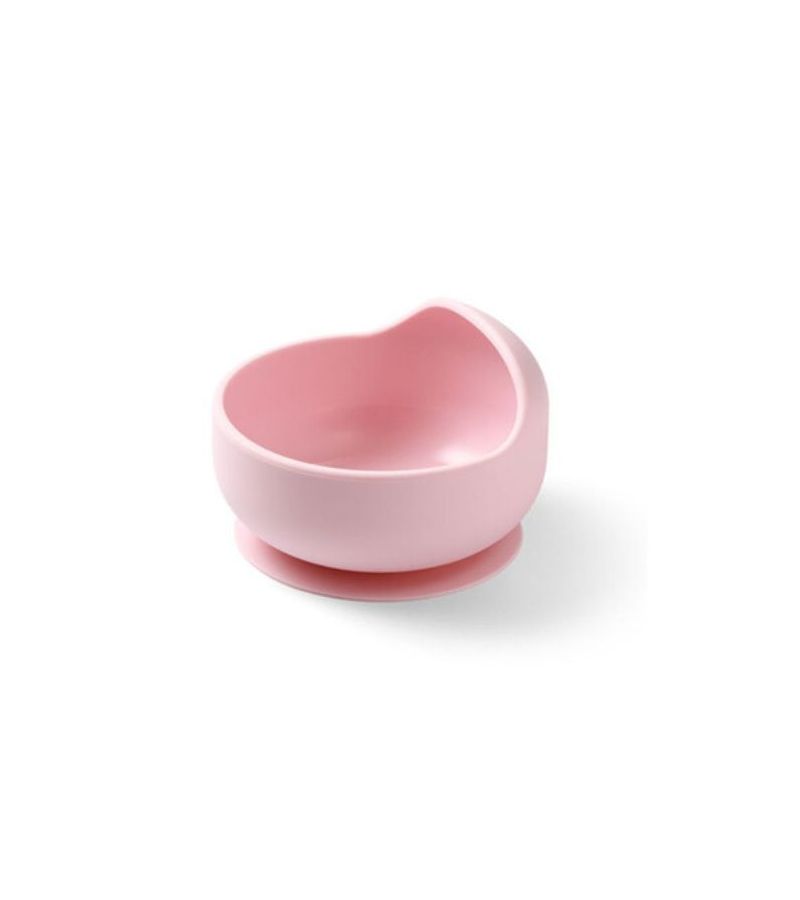 Μπωλ σιλικόνης με βεντούζα BABYONO Pink BN1481/02