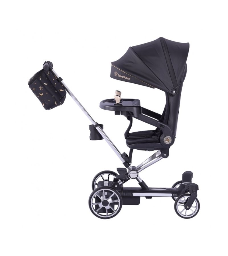 Ηλεκτρικό Καρότσι BEBESTARS Smart Ride Black 185-188