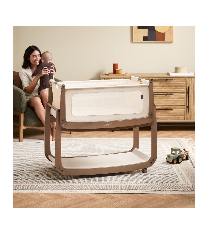 SNUZ Βρεφικό Λίκνο Snuzpod5 Wallnut GSFN050N