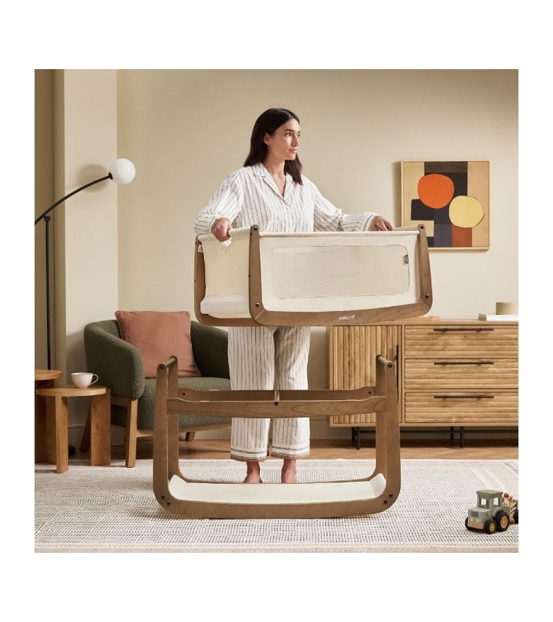 SNUZ Βρεφικό Λίκνο Snuzpod5 Wallnut GSFN050N