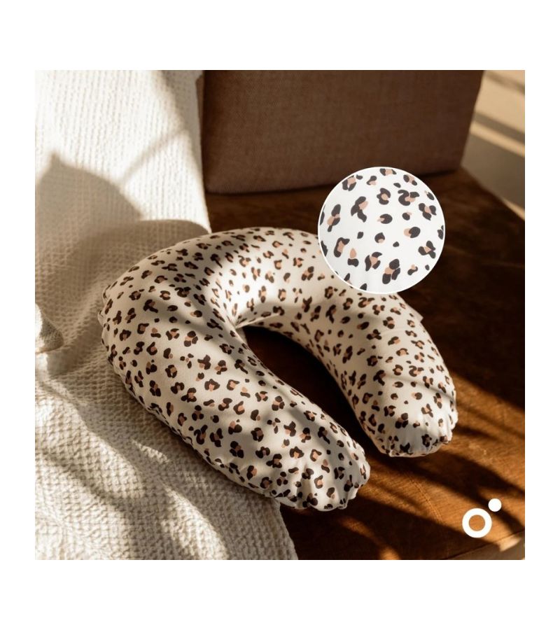 Μαξιλάρι θηλασμού DOOMOO Softy Leopard Cream 150cm DMS87