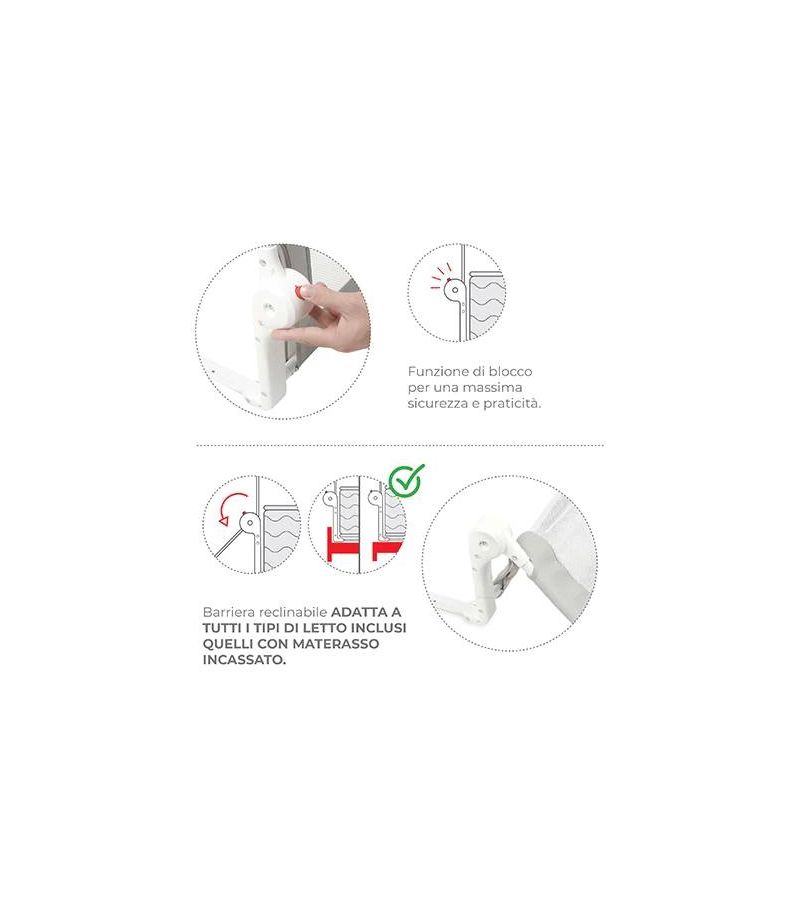 Προστατευτικό κρεβατιού 150x48.5cm NUVITA 7530 NU-SCHS0010