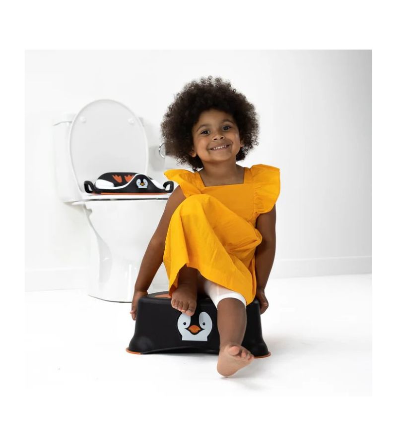 Σκαλοπάτι Βοηθητικό Τουαλέτας My Little Step Stool Πιγκουϊνάκι Ασπρόμαυρο MLSS-PE