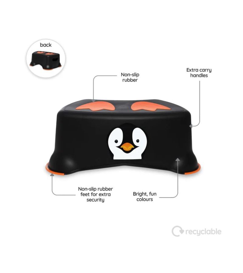 Σκαλοπάτι Βοηθητικό Τουαλέτας My Little Step Stool Πιγκουϊνάκι Ασπρόμαυρο MLSS-PE