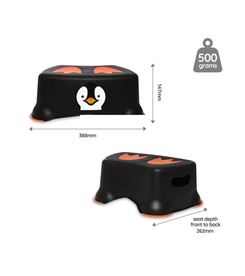 Σκαλοπάτι Βοηθητικό Τουαλέτας My Little Step Stool Πιγκουϊνάκι Ασπρόμαυρο MLSS-PE
