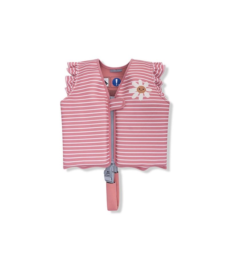 SWIM ESSENTIALS Σωσίβιο γιλέκο με ιμάντα ασφαλείας για παιδιά 2-3ετών Daisy Flower SWE-2024SE1065