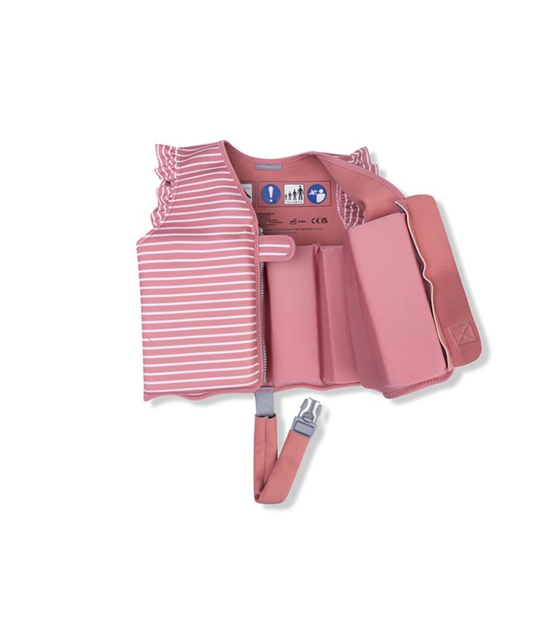 SWIM ESSENTIALS Σωσίβιο γιλέκο με ιμάντα ασφαλείας για παιδιά 2-3ετών Daisy Flower SWE-2024SE1065