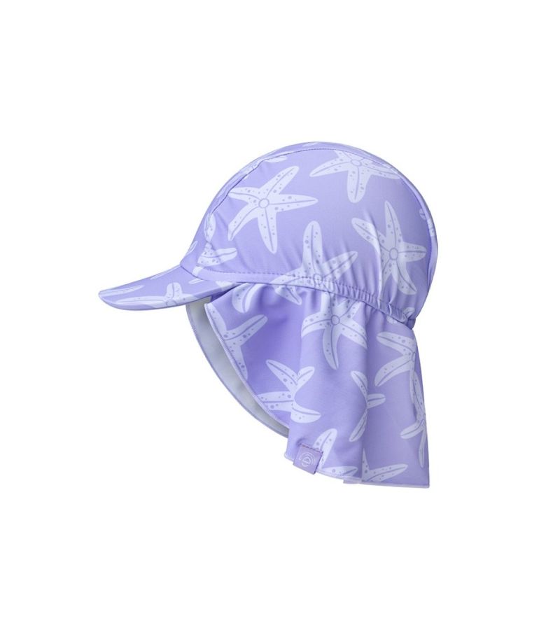 Καπέλο SWIM ESSENTIALS με ηλιοπροστασία UPF50+ 1-2y Lila sea Star SWE-2023SE565