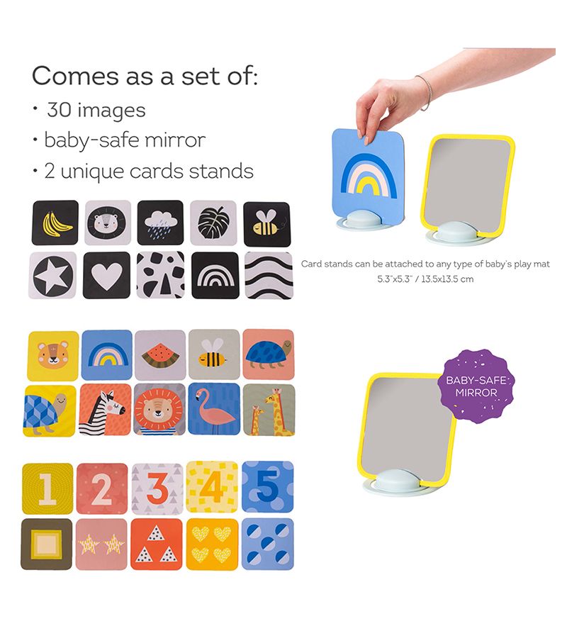 Παιχνίδι με Κάρτες My 1st Tummy-time Cards TAF TOYS 12835