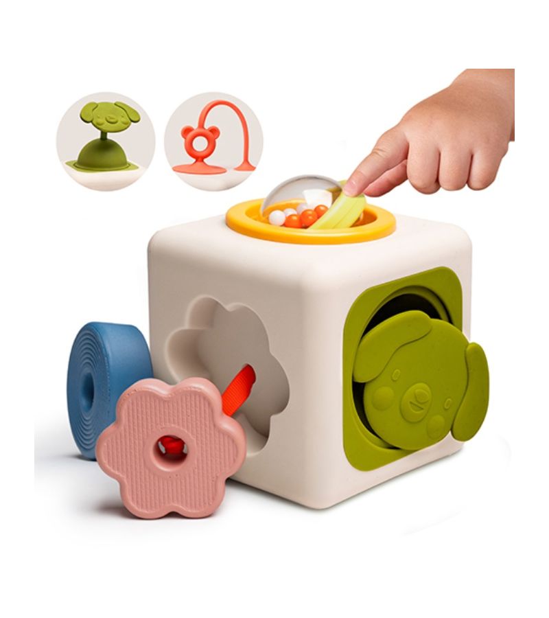 Κύβος σιλικόνης TAF TOYS Peek & Play Cube T-13885