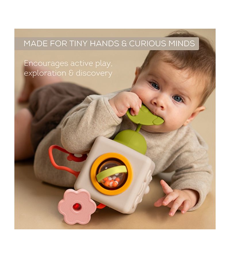 Κύβος σιλικόνης TAF TOYS Peek & Play Cube T-13885