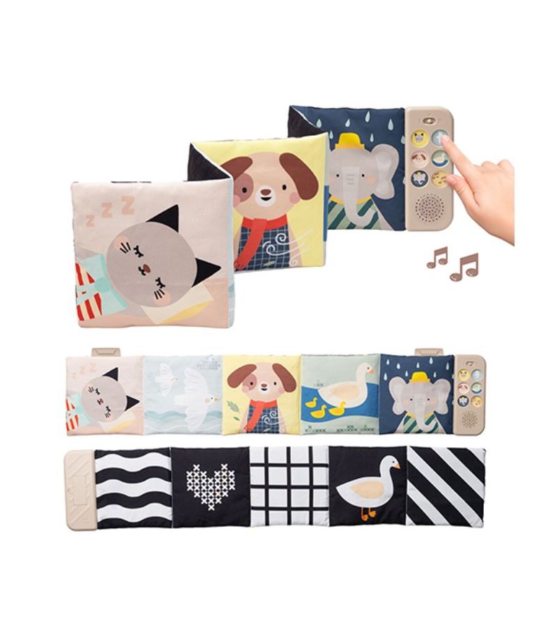 Μαλακό Βιβλίο Δραστηριοτήτων Soothing Sounds Book TAF TOYS T-13835