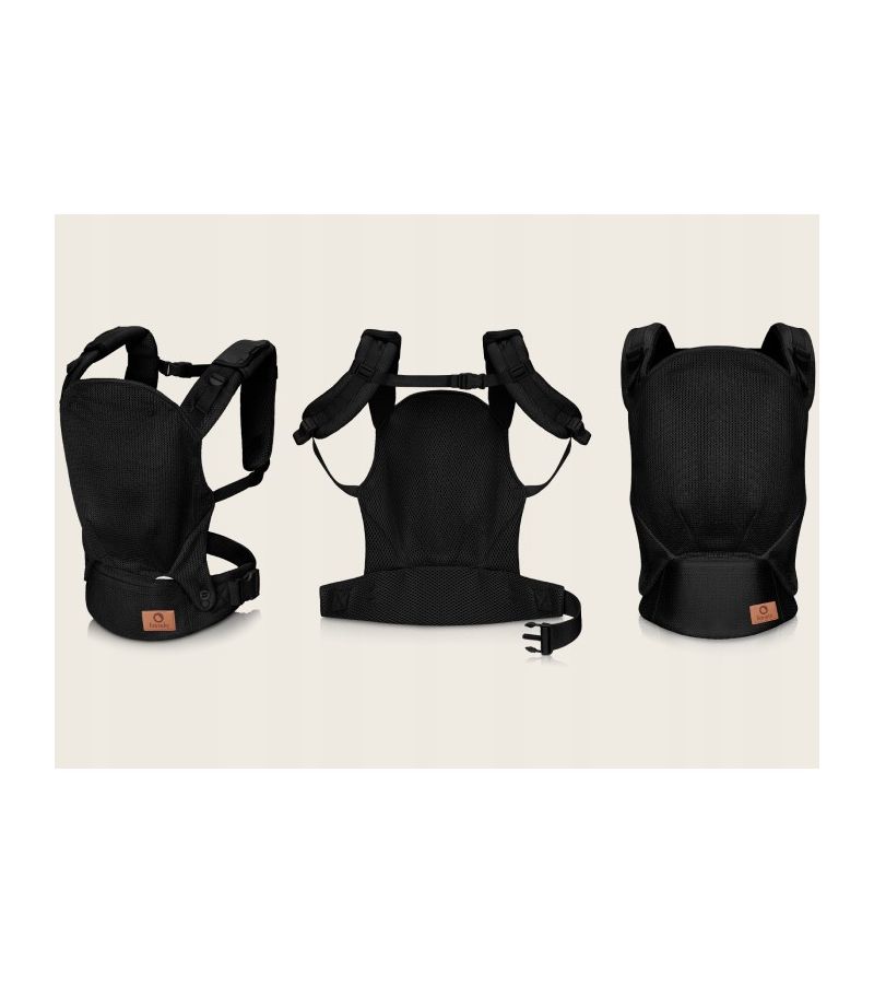 LIONELLO Εργονομικός Μάρσιπος Margareet Air Black Έως 20Kg 