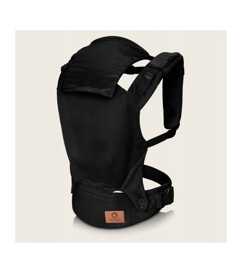 LIONELLO Εργονομικός Μάρσιπος Margareet Air Black Έως 20Kg 