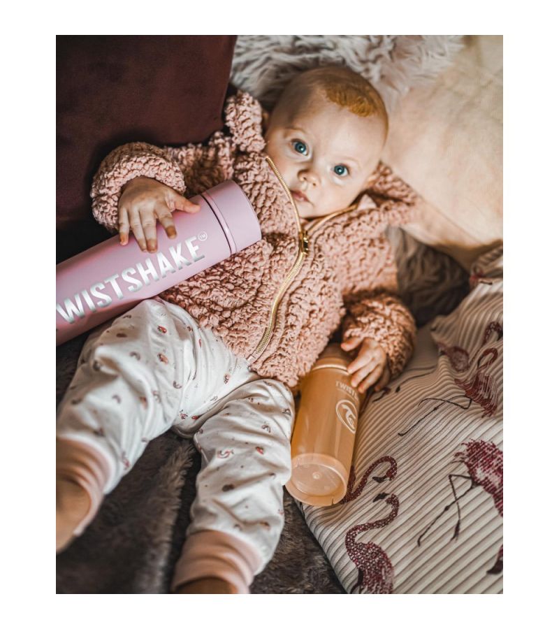 Θερμός υγρών TWISTSHAKE 420ml Pastel Pink