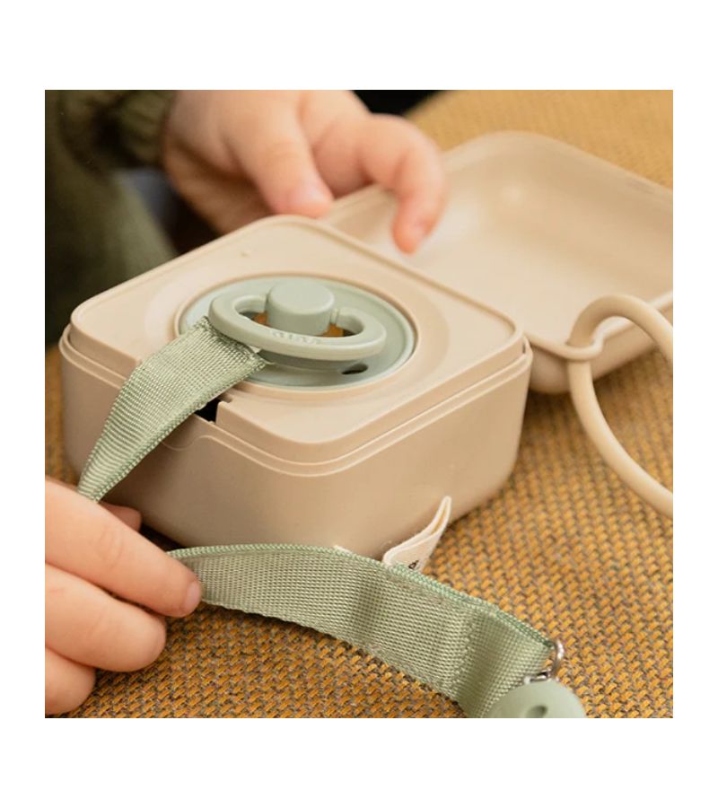 Θήκη Πιπίλας BIBS STUDIO Polka - Ivory/Black 420034216