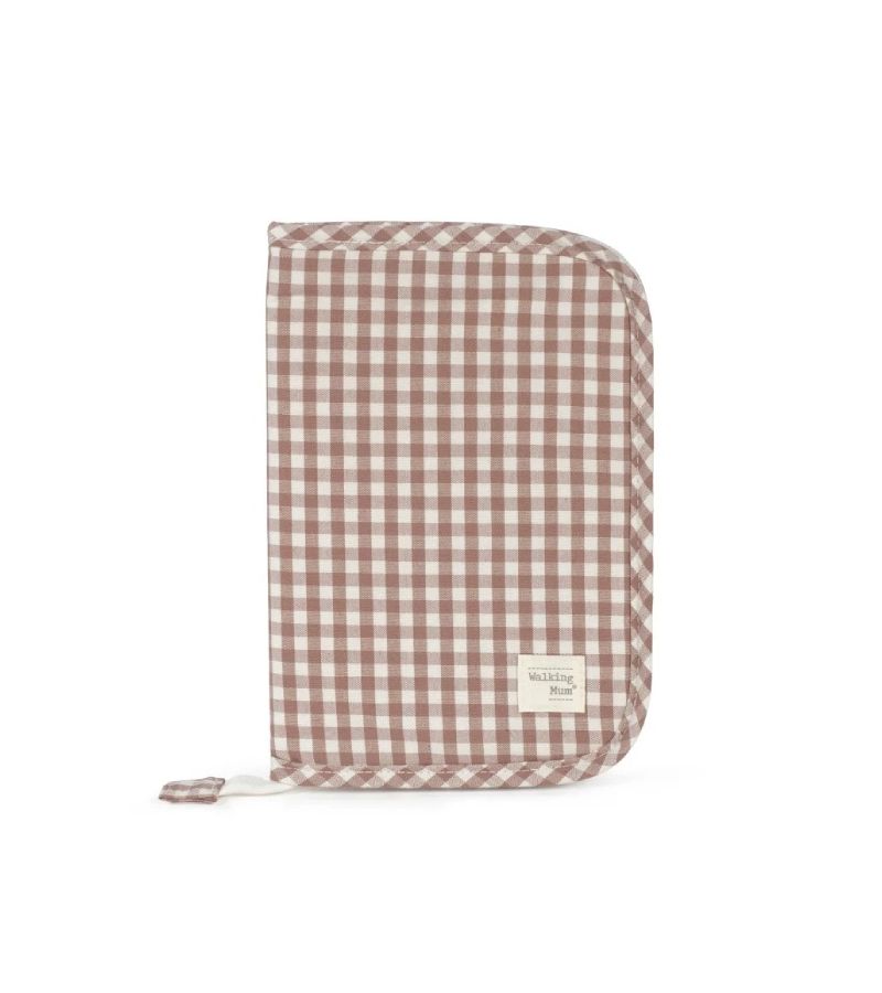 Θήκη Βιβλιαρίου WALKING MUM Praline Vichy Moka 1120800688