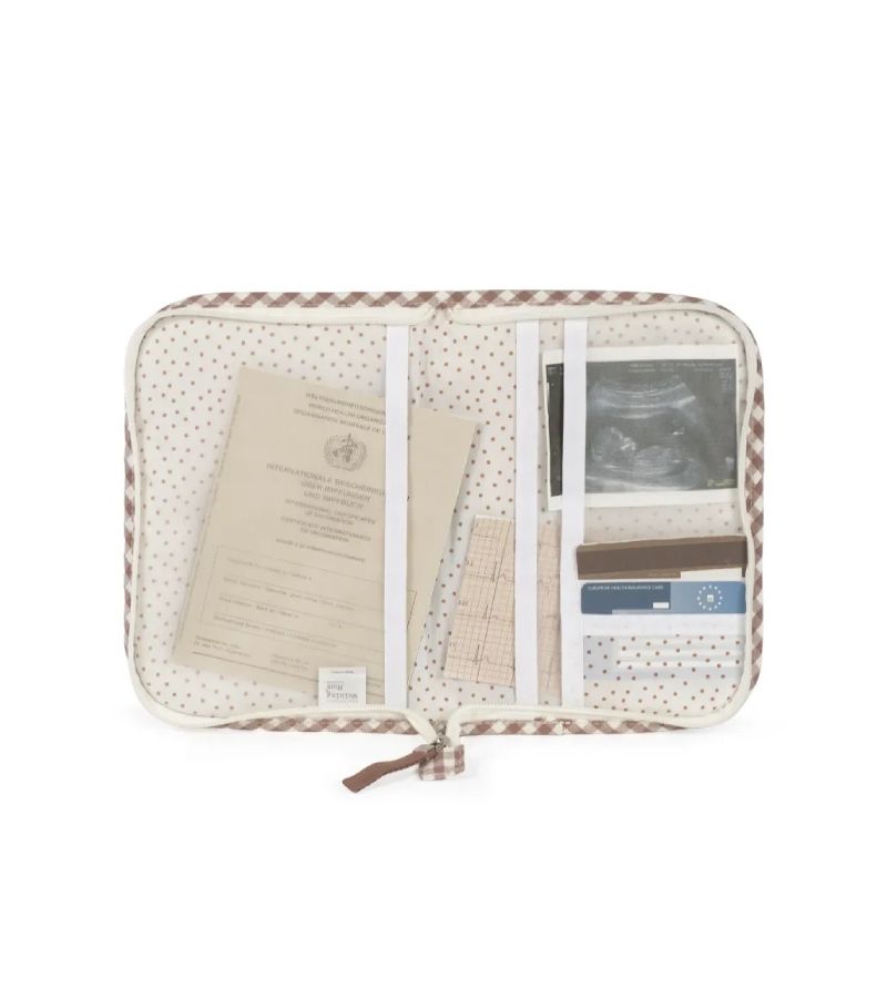 Θήκη Βιβλιαρίου WALKING MUM Praline Vichy Moka 1120800688