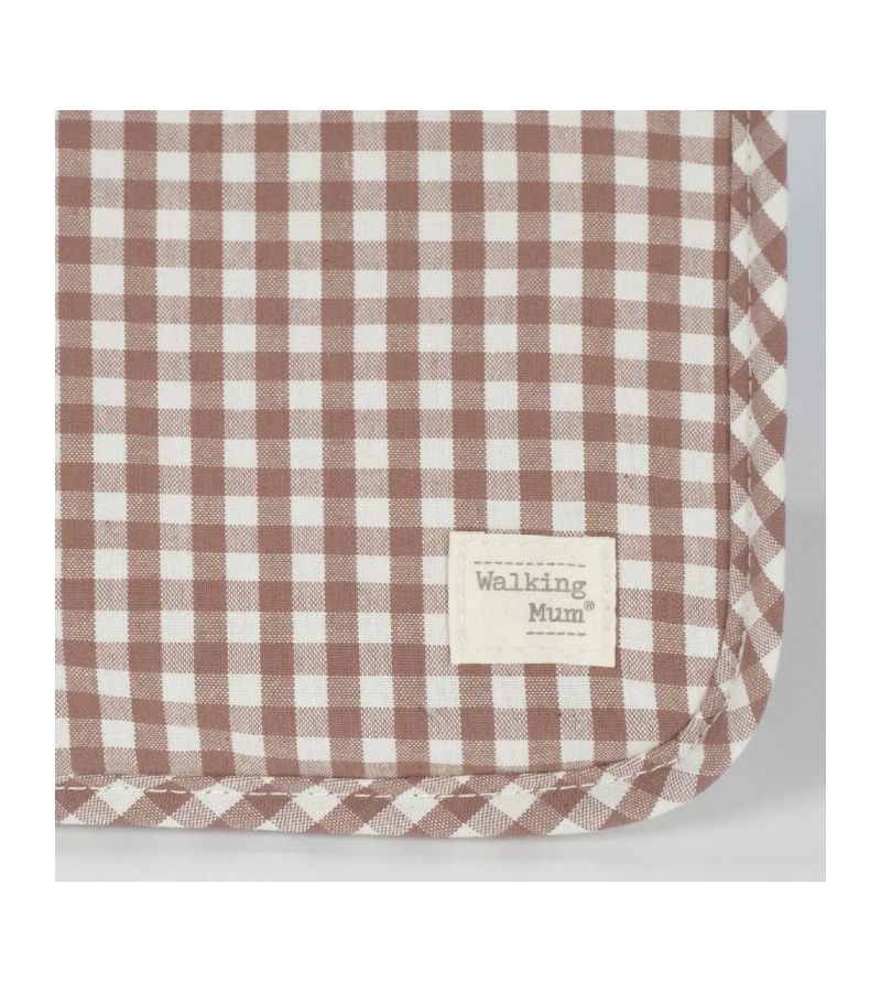 Θήκη Βιβλιαρίου WALKING MUM Praline Vichy Moka 1120800688