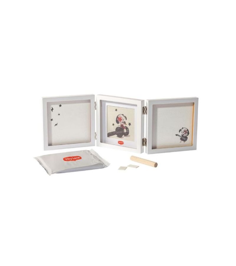 Διπλή κορνίζα TINY LOVE λευκή creations BR79615