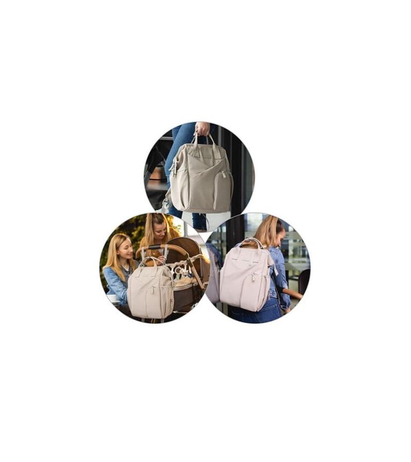 Τσάντα Αλλαξιέρα - Σακίδιο Πλάτης Modern Style BABYONO Beige BN1649/02