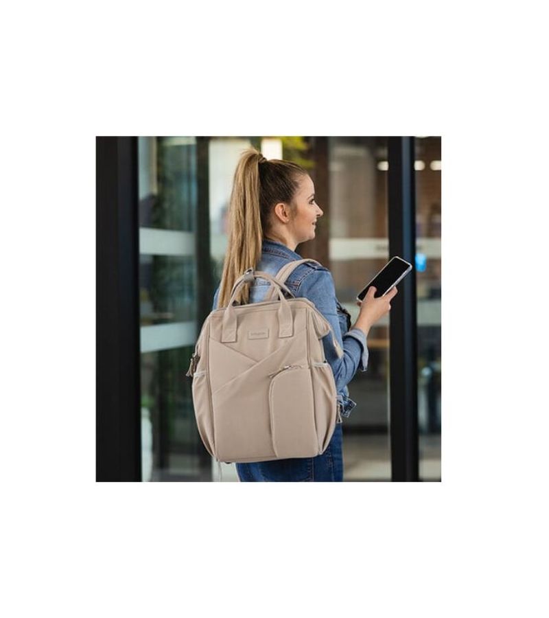 Τσάντα Αλλαξιέρα - Σακίδιο Πλάτης Modern Style BABYONO Beige BN1649/02