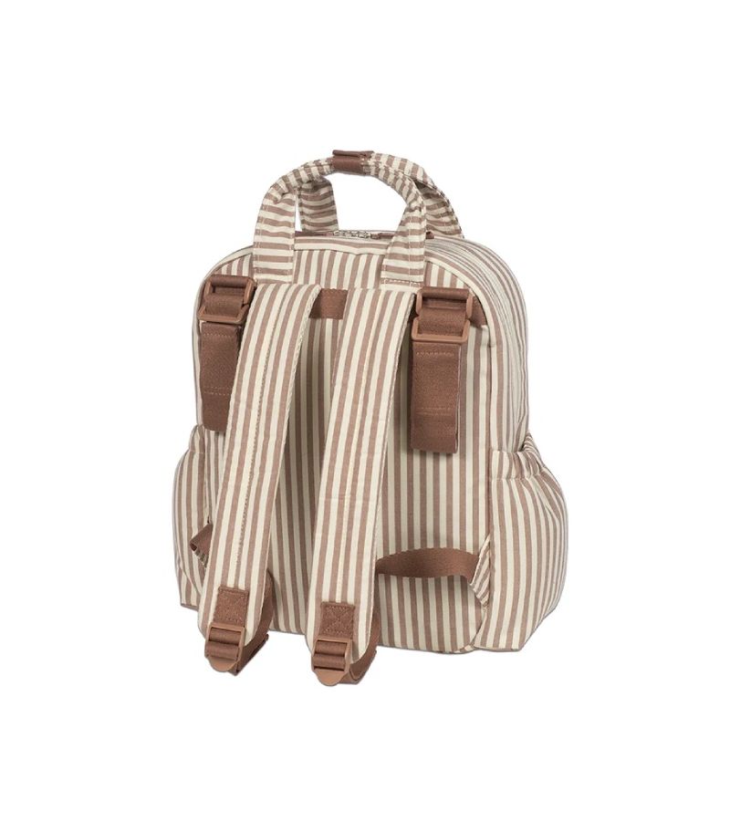 Τσάντα Αλλαξιέρα Backpack WALKING MUM Praline Strips Moka 1120800670