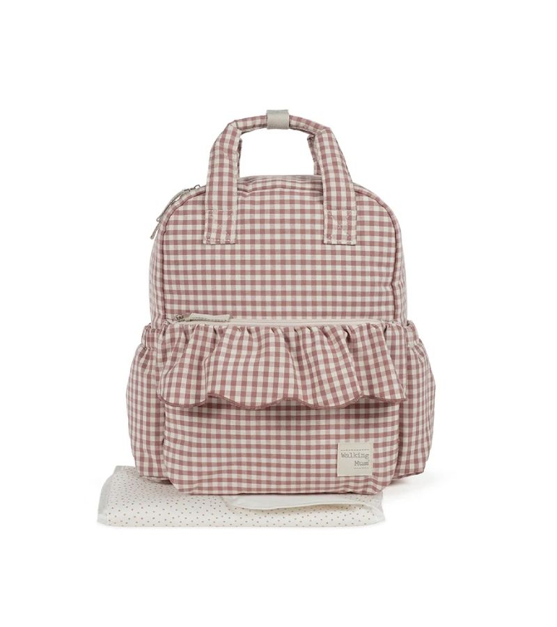 Τσάντα Αλλαξιέρα Backpack WALKING MUM Praline Vichy Moka 1120800668 