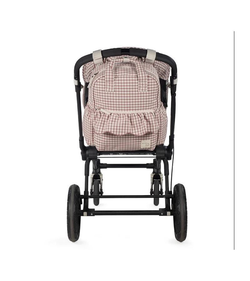 Τσάντα Αλλαξιέρα Backpack WALKING MUM Praline Vichy Moka 1120800668 