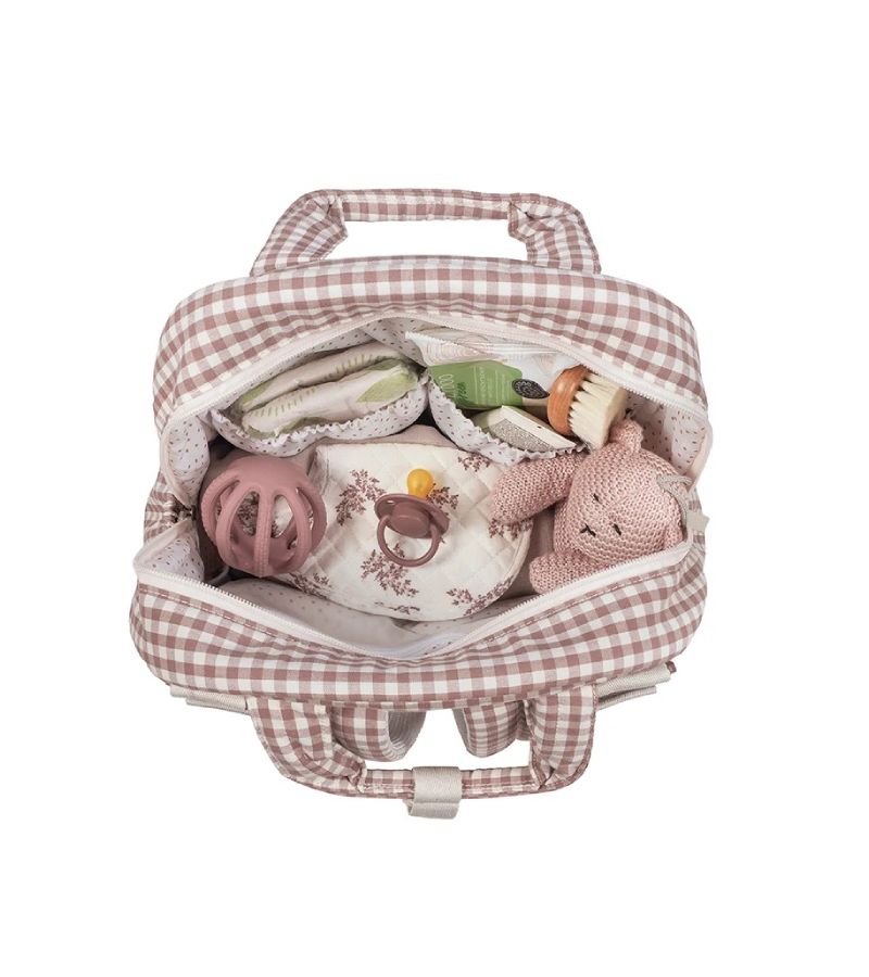 Τσάντα Αλλαξιέρα Backpack WALKING MUM Praline Vichy Moka 1120800668 