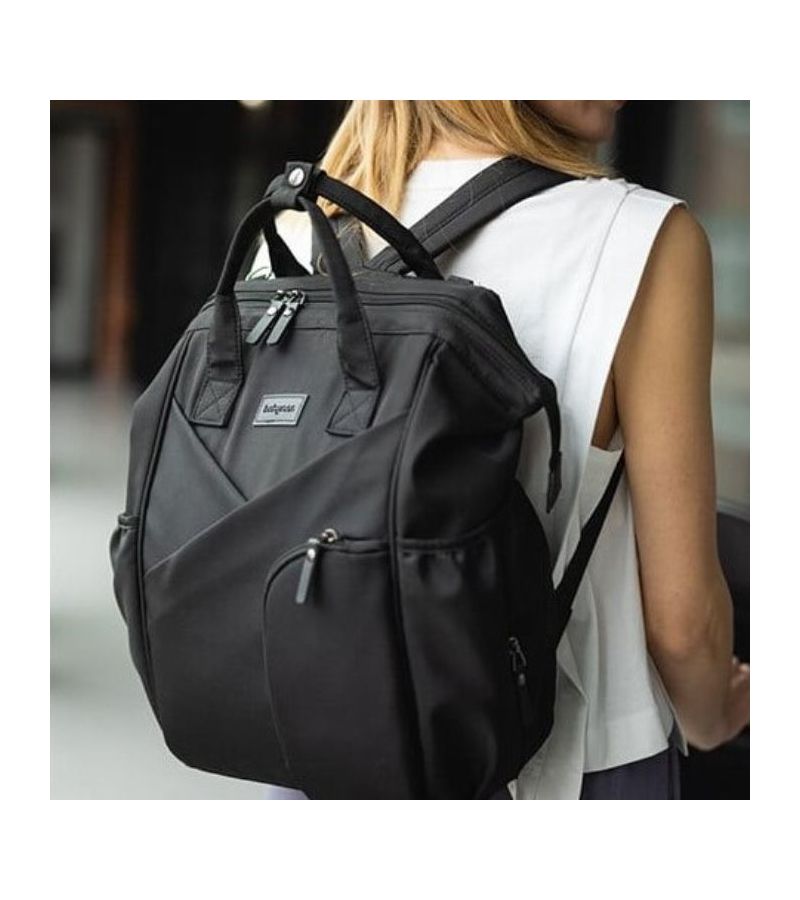 Τσάντα Αλλαξιέρα - Σακίδιο Πλάτης Modern Style BABYONO Black BN1649/01