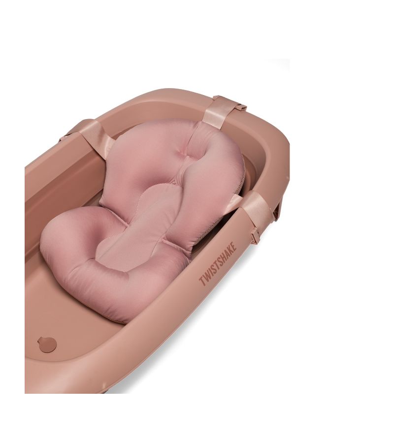 Βρεφικό Μπανάκι Twistshake με Μειωτή Και Βοηθητική Κανάτα Faded Pink 32-08-79145