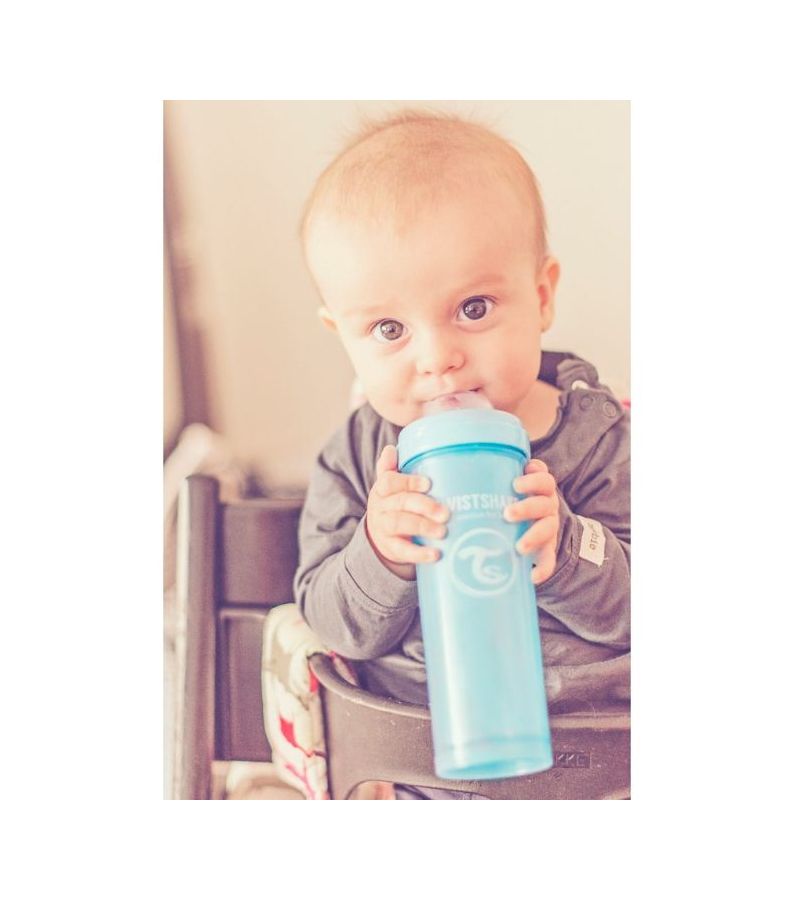 Μπιμπερό Twistshake Κατά Των Κολικών 260ml Pastel Blue 2+ 32-08-78256