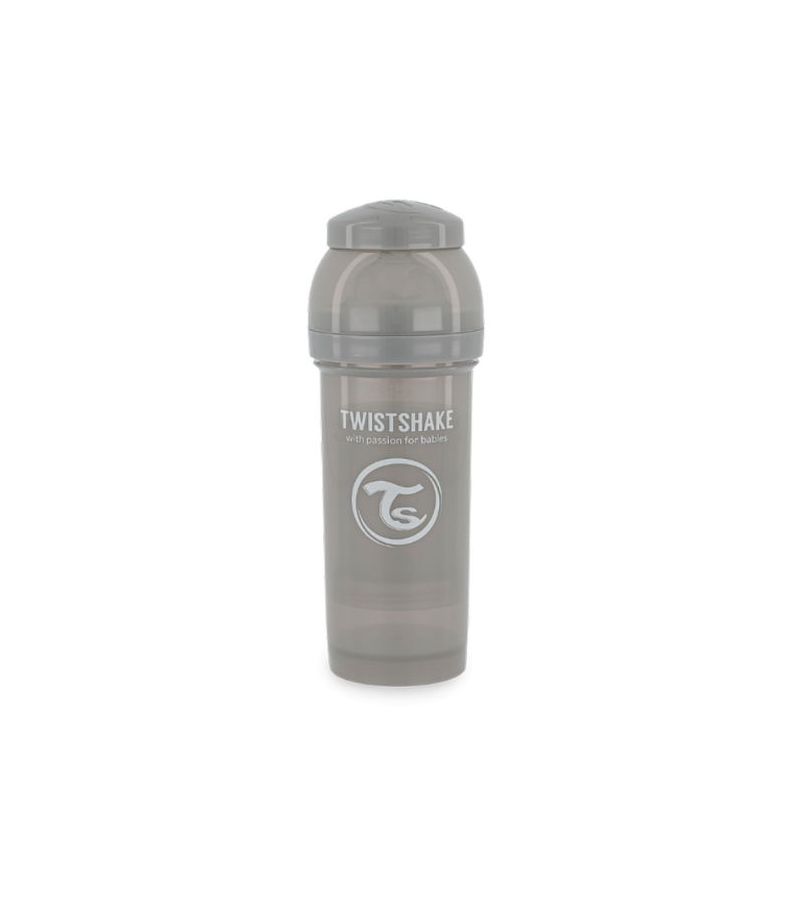 Μπιμπερό Twistshake Κατά Των Κολικών 260ml Pastel Grey 2+ 32-08-78260