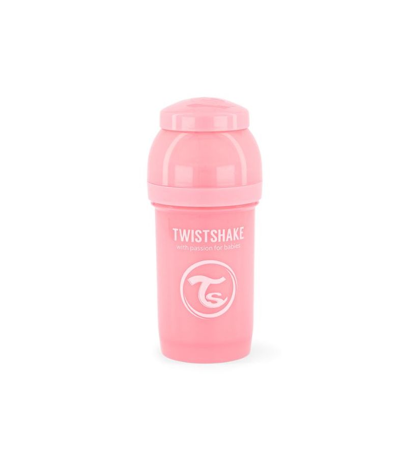 Μπιμπερό Twistshake Κατά Των Κολικών 180ml Pastel Pink 0+ 32-08-78249