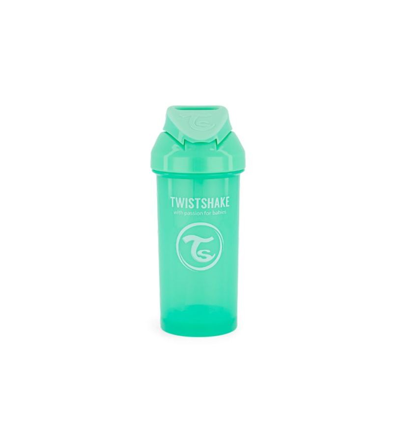 Παγούρι Με Καλαμάκι Σιλικόνης 360ml 6+ Μηνών TWISTSHAKE Pastel Green 32-08-78590