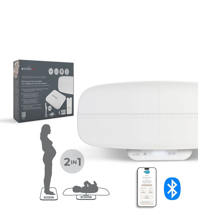 Ψηφιακός Βρεφοζυγός NUVITA 1330 PrimiPesi 2in1 Mum & Baby NU-IBBS0002
