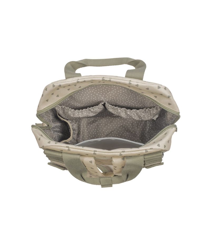 Τσάντα Αλλαξιέρα Backpack WALKING MUM Poppy Olive Hearts 1120800324