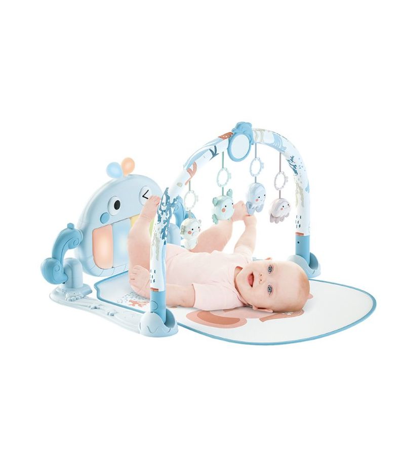 Γυμναστήριο Piano BEBESTARS WHALE BLUE 100-203