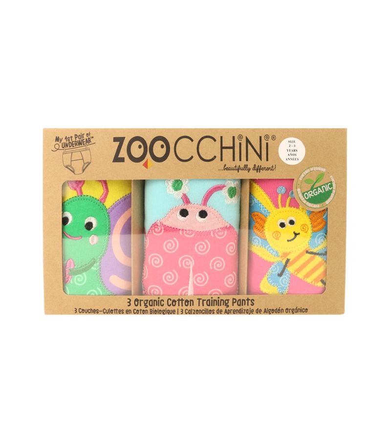 ZOOCCHINI Εκπαιδευτικά Βρακάκια Garden Creatures 3τμχ